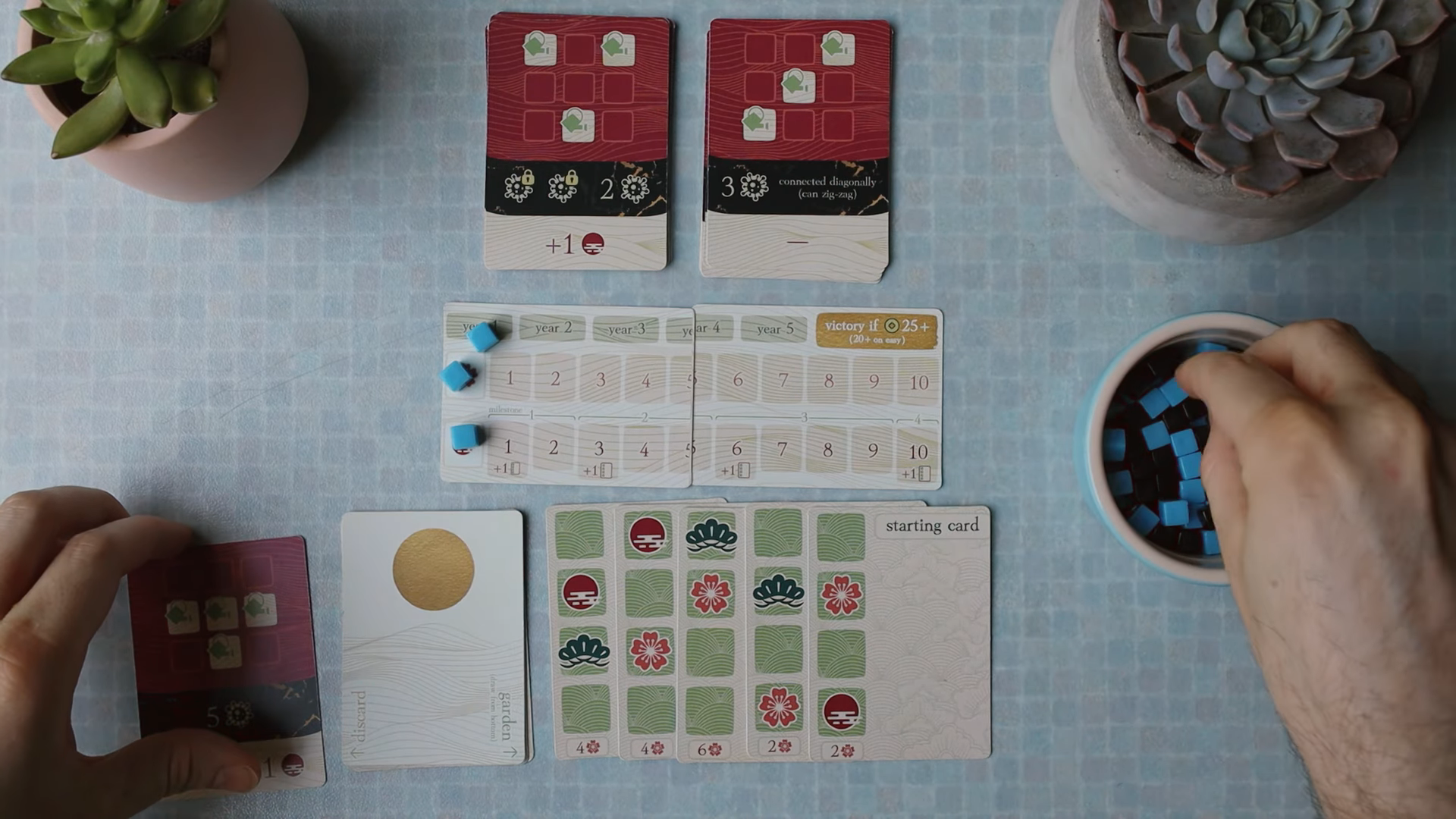 card game initial layout