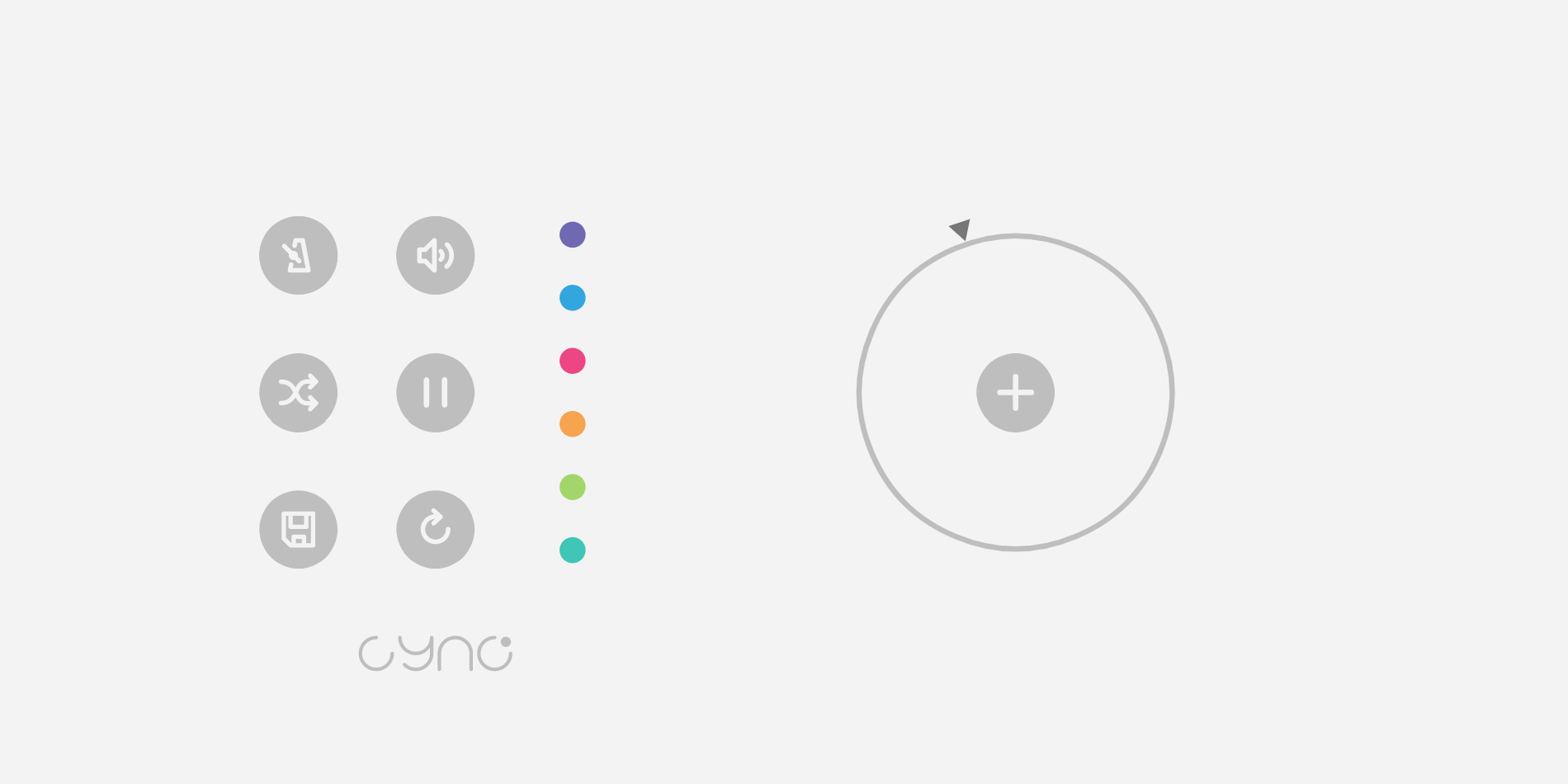 app initial state with no dots