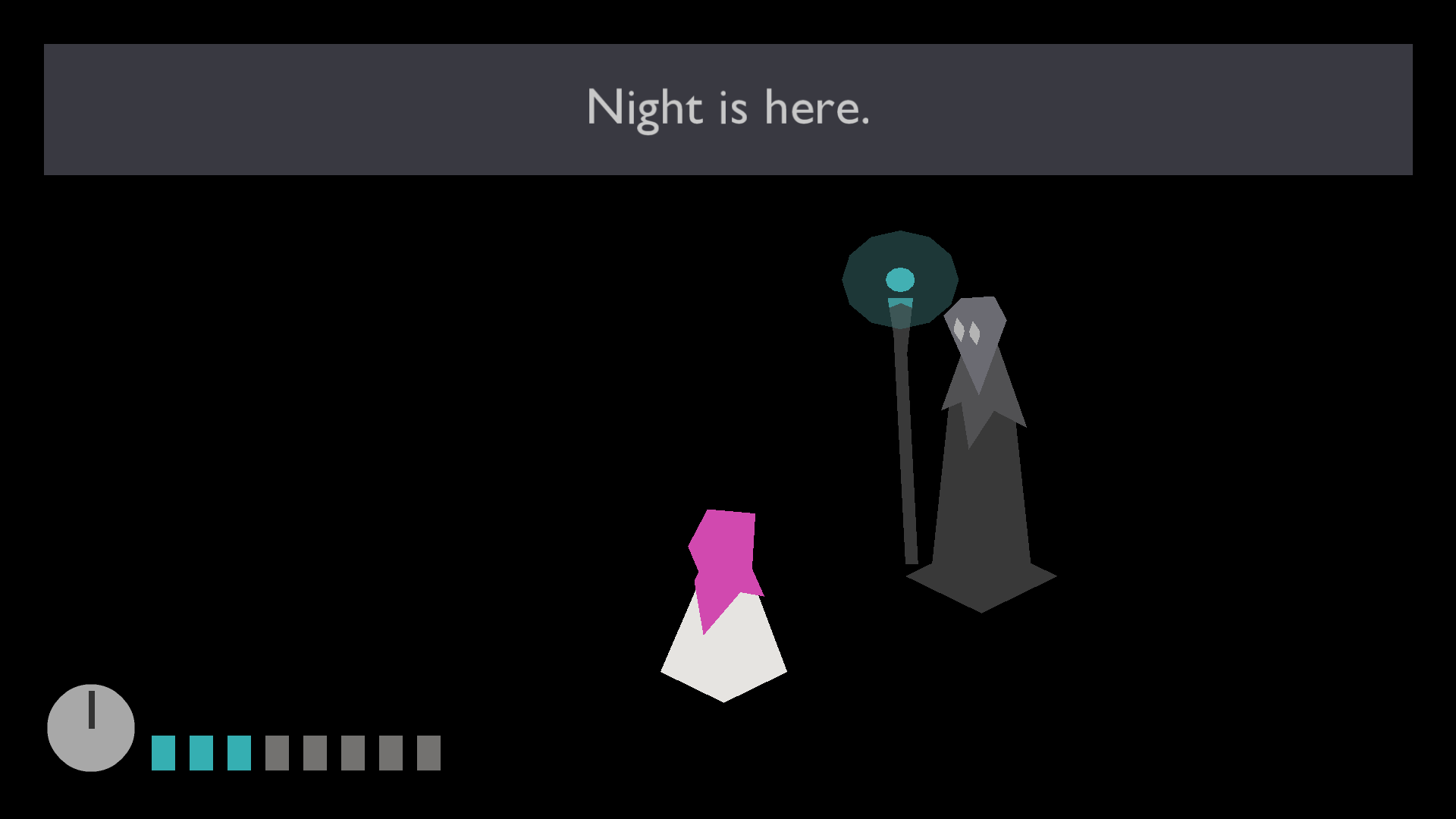 black end-game screen